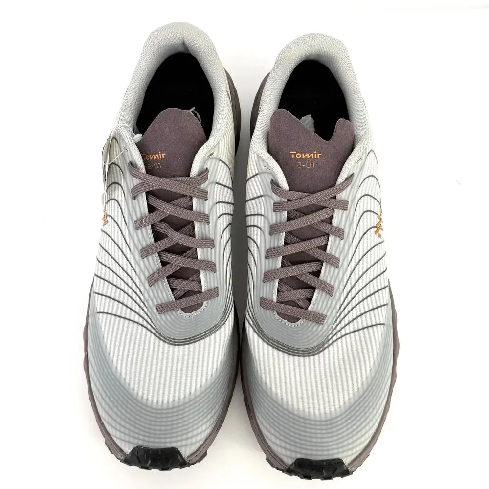 NNormal Tomir 2-01 Trail Running Shoes Womens Sz 12 Mens Sz 13 Grey Purple Sole